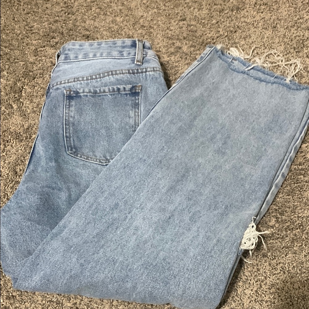 High Rise Light Blue Jeans
